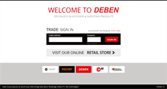 Desktop Screenshot of deben.com